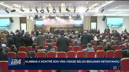 Mahmoud Abbas a montré son vrai visage selon Benyamin Netanyahou