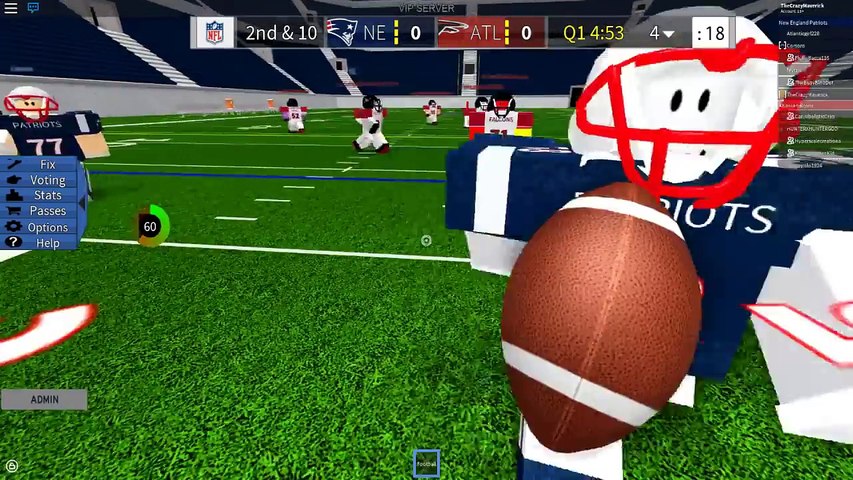 Roblox Nfl Football Patriots Vs Falcons Roblox Nfl Adventures Video Dailymotion - roblox football jaguars vs steelers