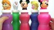 Learn Colors DISNEY PRINCESS Elsa, Anna, Olaf, Mickey Minnie Mouse SLIME Toy Surprises