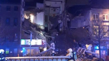 Un immeuble soufflé par une explosion en Belgique, la piste terroriste écartée