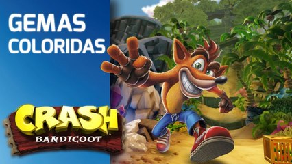 Pegando as Gemas Colorida! Crash Bandicoot 1 (Gameplay PS4 Pro)