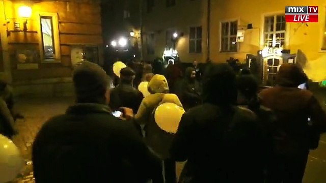 митинг в Риге Русского союза за русские школы 14 декабря 2017