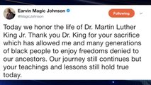 Athletes On MLK Day Social Media Round-Up