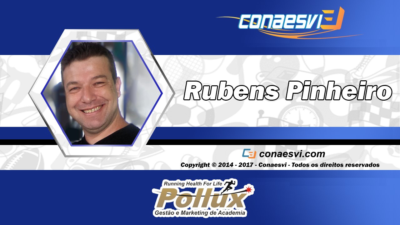 Chamada Rubens Pinheiro - Gestão e Inovação no Mercado de Academias.