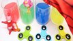 Learn Colors with Surprise Toys Fidget Spinners Magic Liquids for Children Nursery Rhymes Toddlers