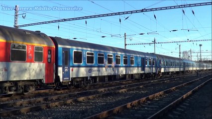 Vlaky Chrást u Plzně - leden 2016