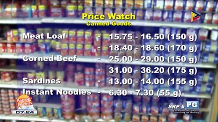 PRICE WATCH: Kasalukuyang presyo ng mga pangunahing bilihin