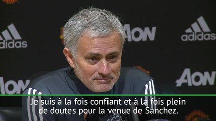 Man Utd - Mourinho : "Si Sanchez part, nous avons une chance de l'avoir"