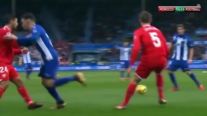 مـنير الحـدادي يتـألـق أمـام إشـبـيـلـية ويـصـنـع هـدف الفـوز -  أداء جـيـد - HD