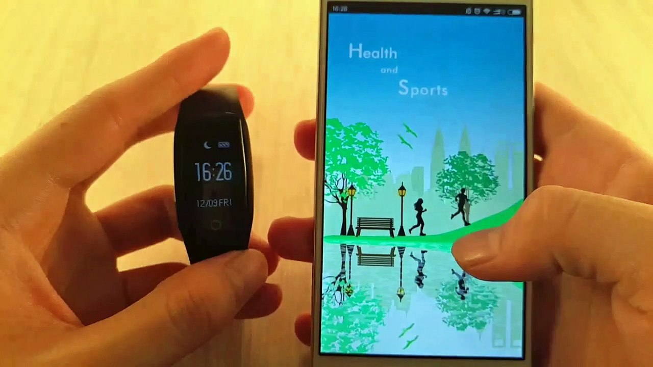 New IWOWN smart bracelet S1 video Dailymotion