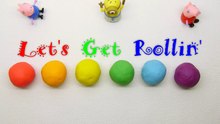 Play Doh RAINBOW Ice Cream with Peppa Pig and Minions How to Make Popsicle