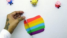 Play Doh RAINBOW Ice Cream with Peppa Pig and Minions How to Ma