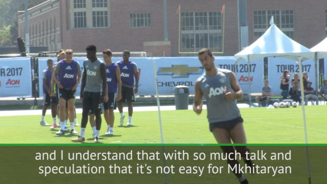 Mourinho admits Mkhitaryan could leave United in transfer window