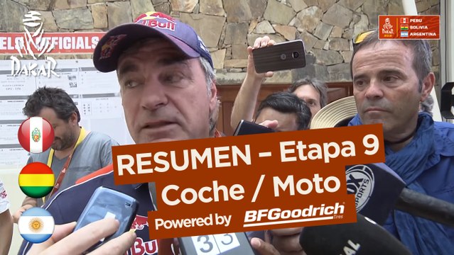 Resumen - Coche/Moto - Etapa 9 (Tupiza / Salta) - Dakar 2018