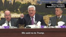 Abbas calls Trump's peace efforts 'slap of the century'