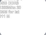 Samsung ram memory 8GB kit 2 x 4GB DDR3 PC3 10600 1333Mhz 204 PIN SODIMM for latest 2011