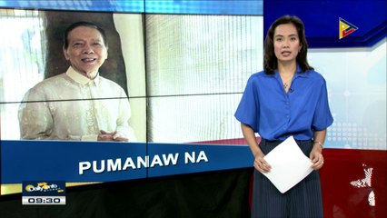 Kilalang fashion designer na si Jose 'Pitoy' Moreno, pumanaw na