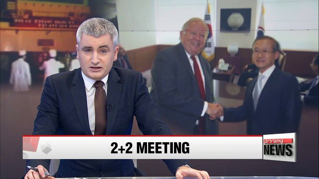 S. Korean and U.S. diplomats, defense officials to meet in Washington in 2+2 meeting