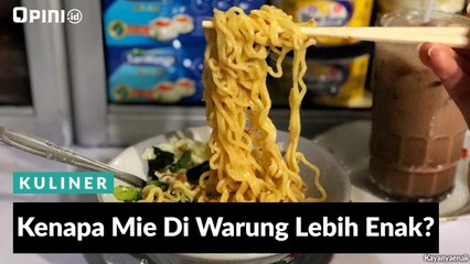 Kenapa Mie Di Warung Lebih Enak?