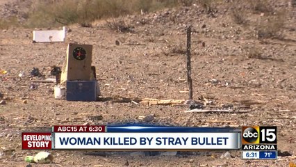 Questions and concerns after woman dies from stray bullet in Buckeye desert