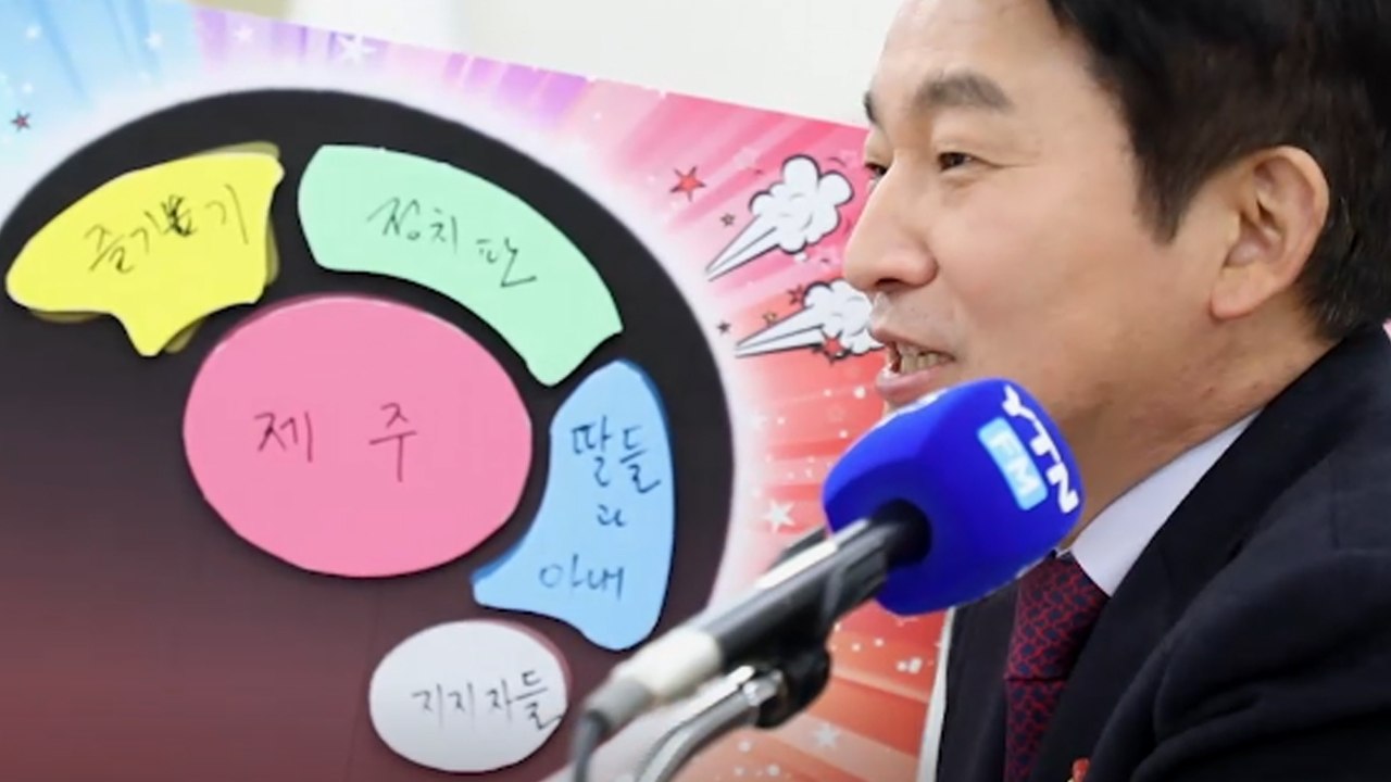 [시사 안드로메다] 원희룡 지사, 직접 정한 뇌 구조 "욕먹더라도 '제주'" / YTN