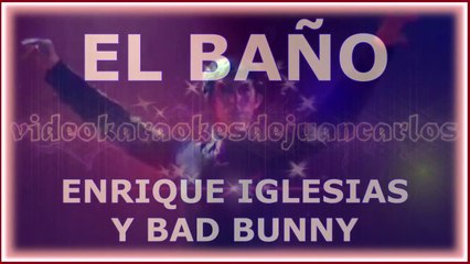EL BAÑO. ENRIQUE IGLESIAS. DIVERCANTA