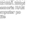 1 GB 2 x 512 MB DDR 266 MHz PC2100 200pin SODIMM memoria RAM KIT per computer portatile