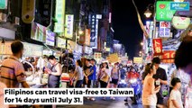 Taiwan: VISA Free to FIlipinos