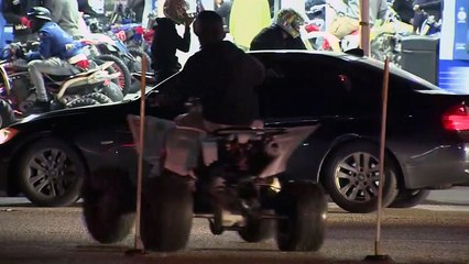 '총기규제' 과격 오토바이 시위...10여 명 체포 / YTN