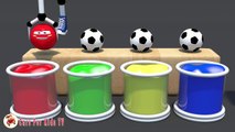 Learn Colors With  Surprise Eggs Soccer Balls - Soccer Ball Pit Show Nursery Rhym