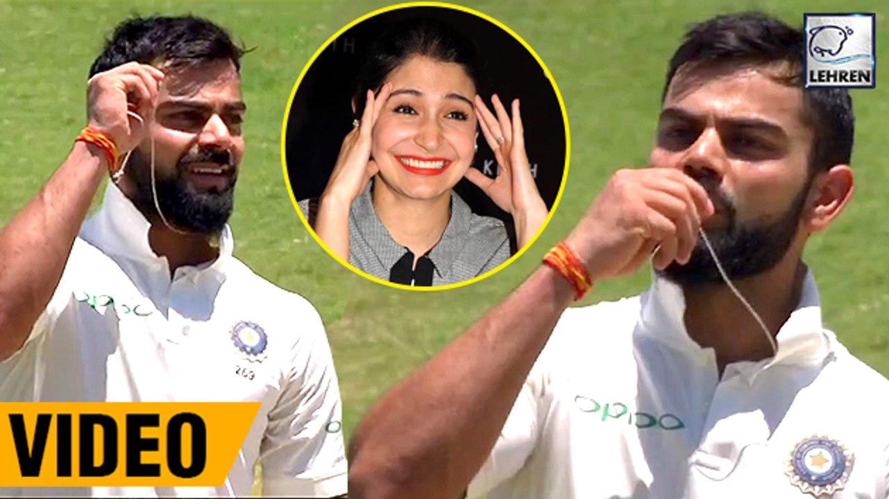 Virat Kohli KISSES Anushka Sharma's Ring To Celebrate His Century!