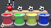 Learn Colors With  Surprise Eggs Soccer Balls - Soccer Ball Pit Show Nur