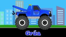 Aprendan con Vehículos Monstruosos Para Niños - Aprendan Camiones Monstruos