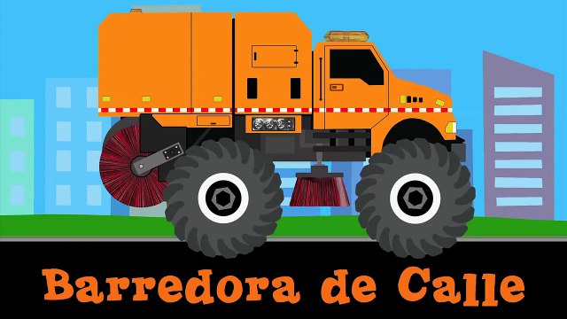 Aprendan con Vehículos Monstruosos Para Niños - Aprendan Camiones Monstruos, Carros,
