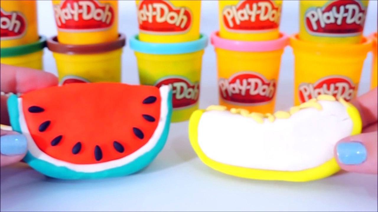 Pig George da Família Peppa Pig FRUTINHAS MELANCIA E MELÃO Massinha de Modelar Play-Doh!!!