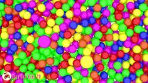 Learn Colors With BALL PIT SHOW for Children - Giant Surprise Eggs Balls for Kids-4ebtNCNlX38