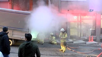 Çağlayan'da Bir Mobilya Atölyesinde Yangın Çıktı