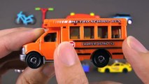 Back to School Episode Best Learning Street Vehicles School Bus Hot Wheels Toy Cars Trucks