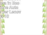 Navitech CustodiaCover Stand Nera in Ecopelle  Funzione Auto Sleep  Wake per Lenovo