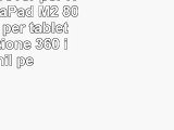 kwmobile Cover per Huawei MediaPad M2 80  Custodia per tablet con rotazione 360 in