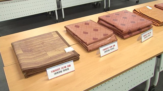 전기장판류 일부 제품, 발암물질 기준치 초과 / YTN