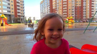 Funny Baby playing with Watermelon in pool _ Johny Johny Yes Papa Nursery Rhymes So