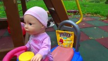 Funny Kid Doll Eating Candy & Johny Johny Yes Papa Baby Song Nursery Rhymes for Childre