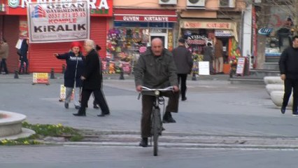 Lüleburgaz’da motorlu araçlar, yerini bisiklete bırakıyor