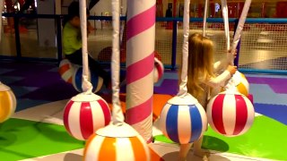 Kids playing on Indoor Playground! Johny Johny Yes Papa Song Nur