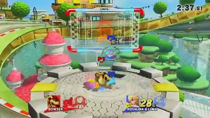 Download Video: ABM: Rosalina Vs Bowser !! Super Smash Bros Wii U!! GAMEPLAY MATCH!! HD