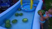 Funny Baby playing with Watermelon in pool _ Johny Johny Yes Papa