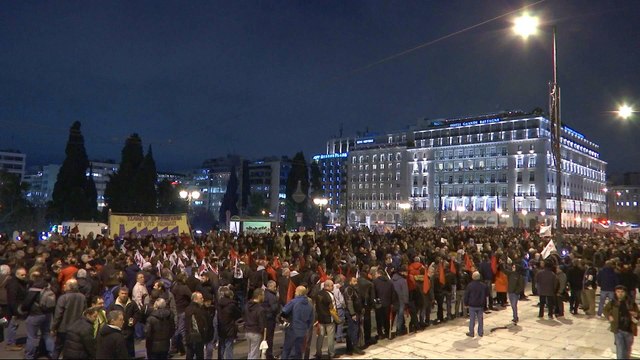 Greek parliament approves more austerity measures in bailout bid