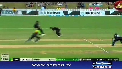 Ball hits Shoaib Malik on head in fourth ODI