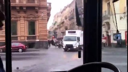 Rita Gagliano, una donna al volante sulla  Sanzio-Borsellino a Catania